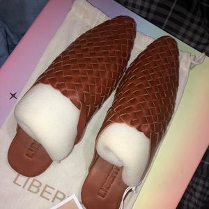 Liberte Leather Cowhide Mules